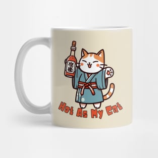 Hot sauce cat Mug